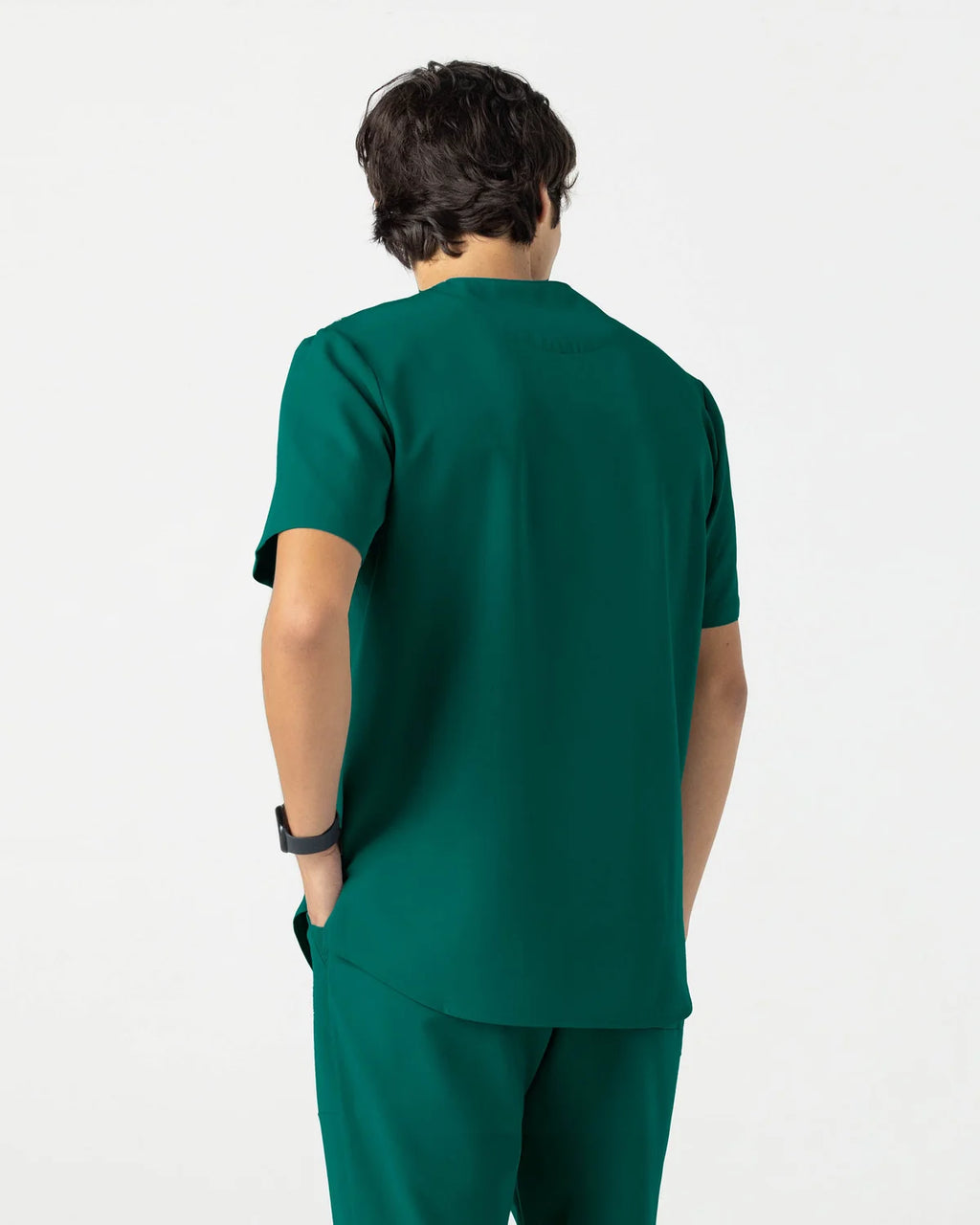 Men's Hunter Green Hunza V-Neck Scrub Top
