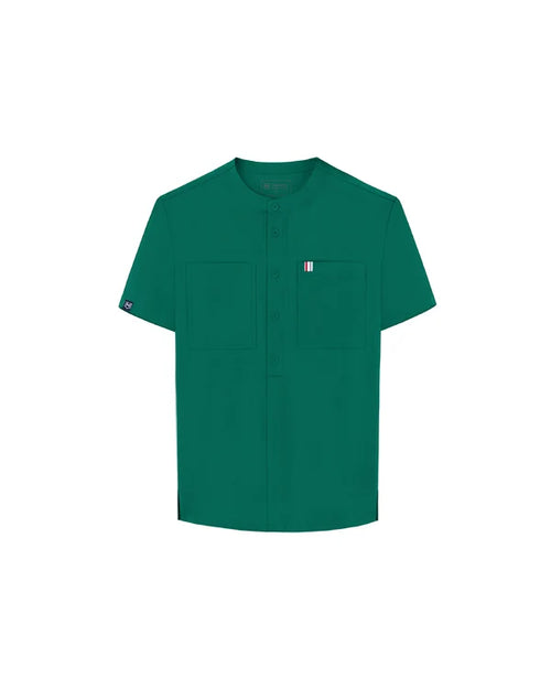 Men's Hunter Green Hunza V-Neck Scrub Top