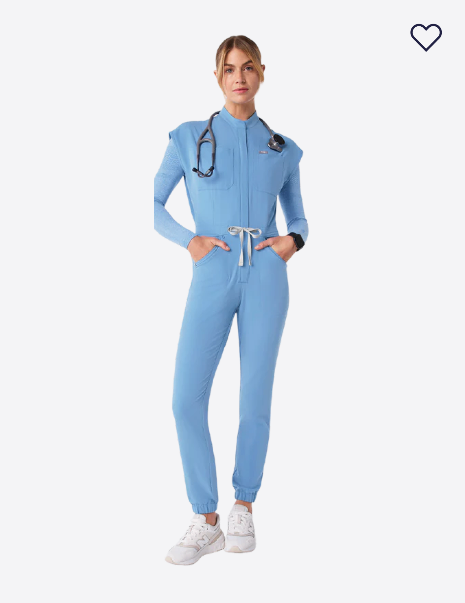 Refined Cargo Scrub Jumpsuit